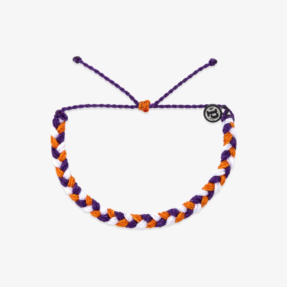 Collections orange, violettes et blanches
