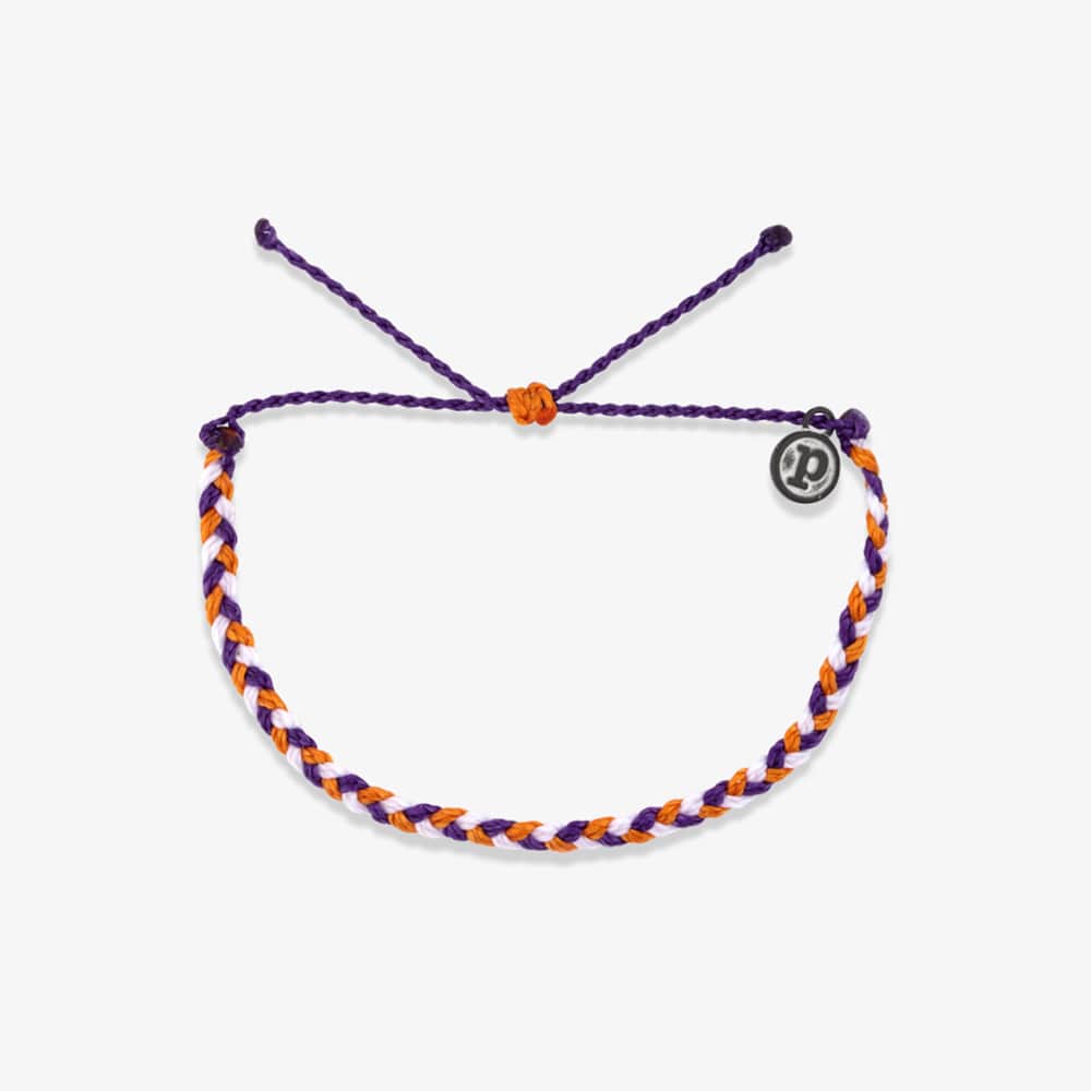 Collections orange, violettes et blanches