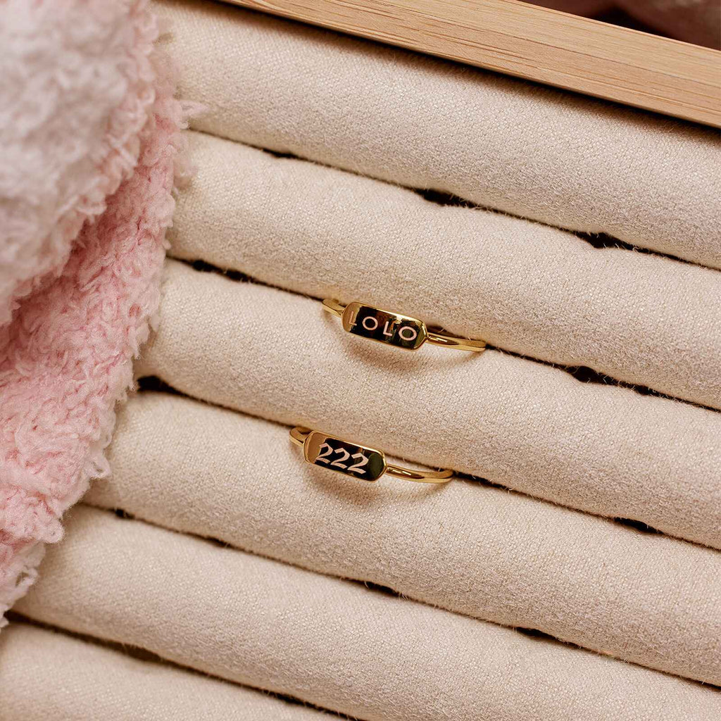Engravable Bar Ring