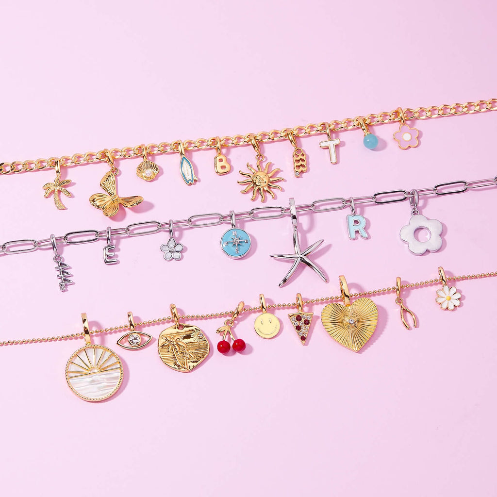 Harper Pearl Plumeria Charm
