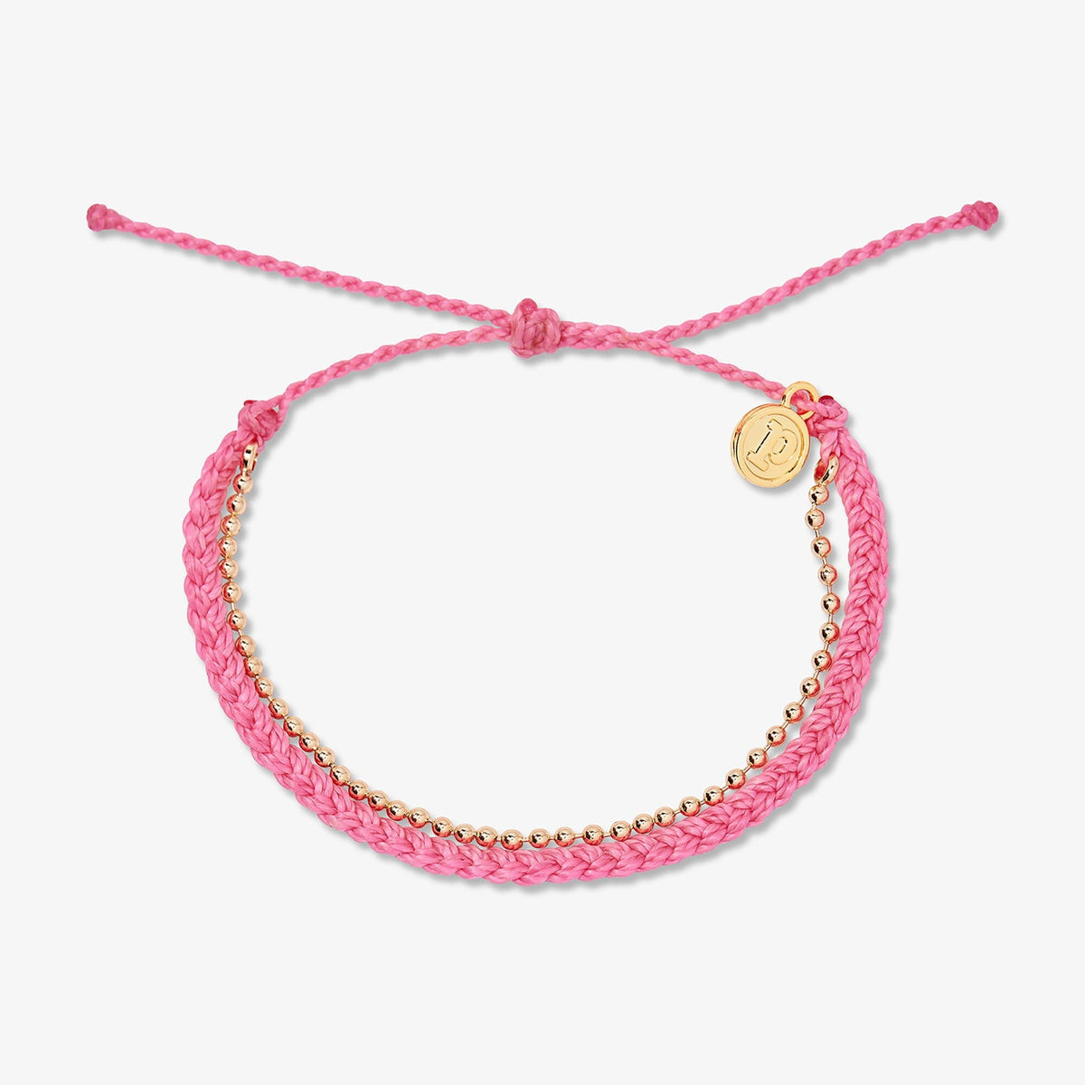 Petit bracelet tressé et perlé
