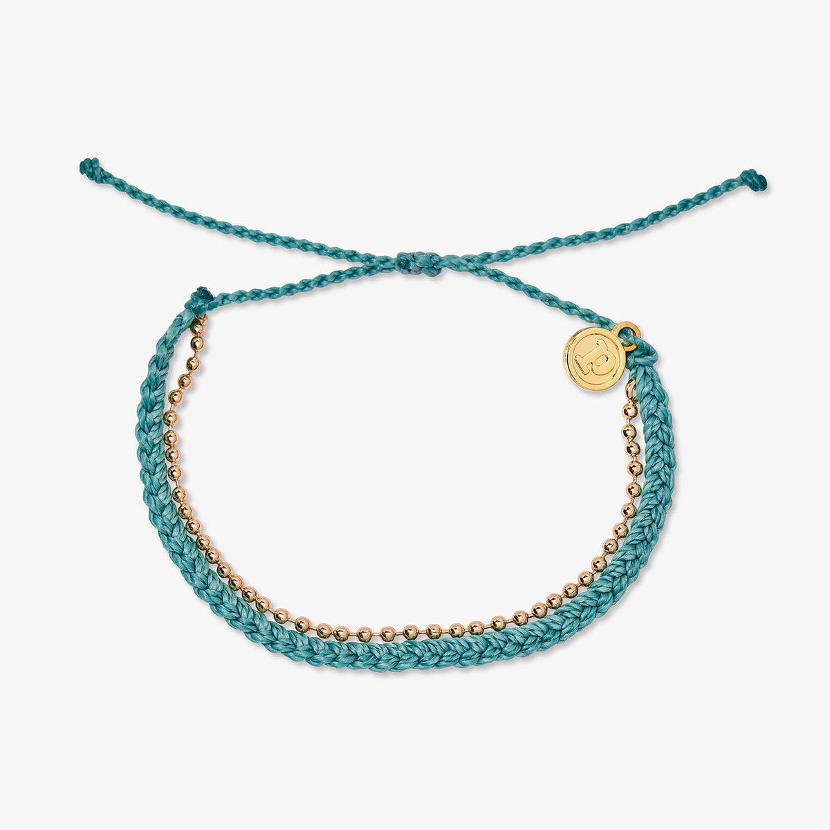 Petit bracelet tressé et perlé